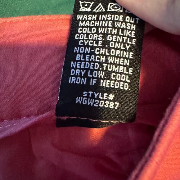 41 Hawthorn Women’s Chino Shorts Pink Solid Regular Fit Flat Front NWT Size 0 - Picture 8 of 8